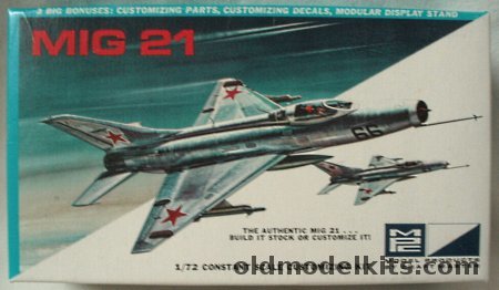 MPC 1/72 Mig-21 Early Variant, 7003-70 plastic model kit